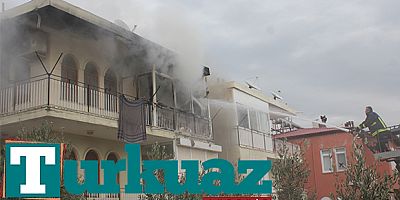 Gazipaşa’da çıkan ev yangını korkuttu