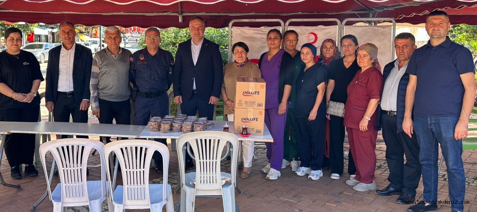 GAZİPAŞA’DA AK PARTİ KAN BAĞIŞINA DESTEKTE BULUNDU