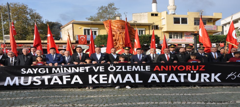 Gazipaşa'da 10 Kasım töreni