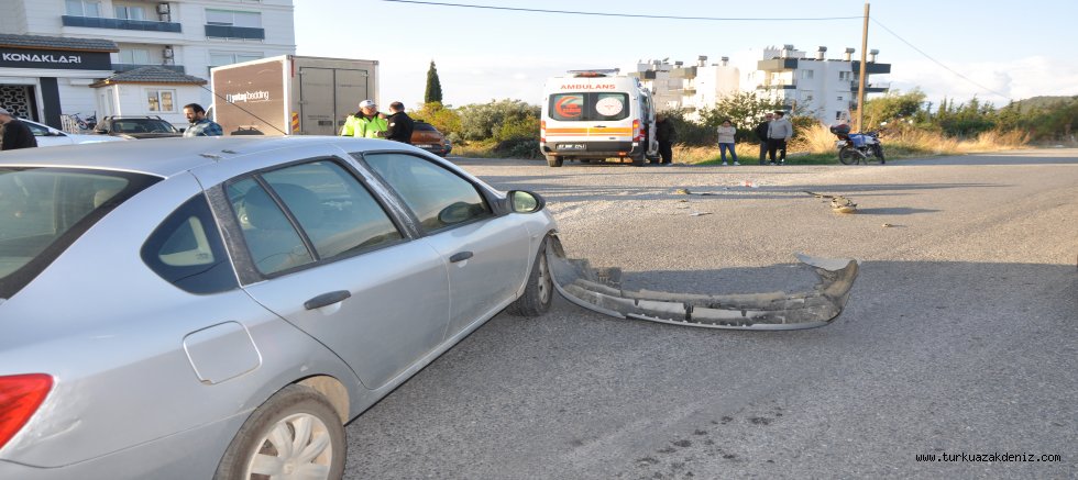 Gazipaşa'da kaza, 1 yaralı