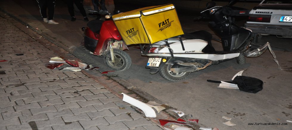 GAZİPAŞA KAZA 2 YARALI