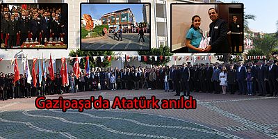 GAZİPAŞA’DA 10 KASIM TÖRENİ