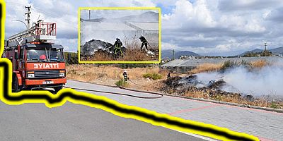 GAZİPAŞA’DA  ATIK YANGINI