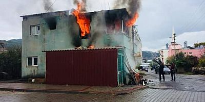 Gazipaşa'da ev yangını korkuttu 