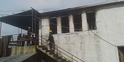 Gazipaşa'da ev yangını