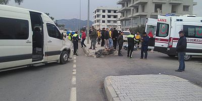 Gazipaşa’da kaza, 2 yaralı