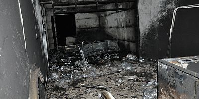 Gazipaşa'da mahalle konağı yandı.