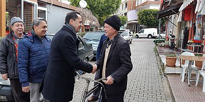 Gazipaşa’da Yılmaz, vatandaştan destek istemeye devam ediyor