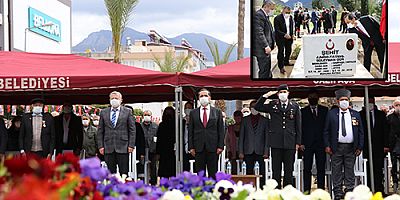 Gazipaşa'da Şehitleri Anma Günü ve Çanakkale Deniz Zaferi