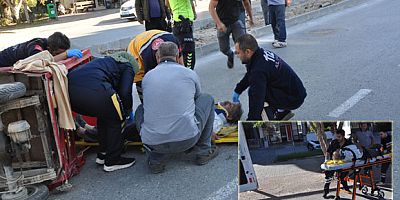 GAZİPAŞA KAZA, 2 YARALI