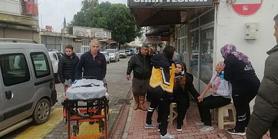 GAZİPAŞA KAZA, 2 YARALI