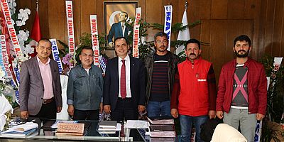 ‘GGYC’  Yönetim Kurulu, Başkan Yılmaz’a ziyarette bulundu