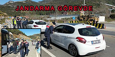 Güney Jandarma Karakol Komutanlığı depremzedeler için görevde 