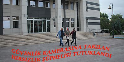 Güvenlik kamerasına takılan hırsızlık şüphelisi tutuklandı