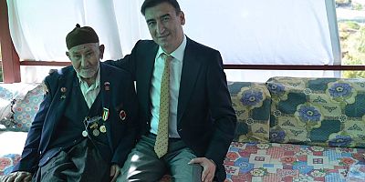 Kaymakam Sakar’dan Kore Gazisine ziyaret