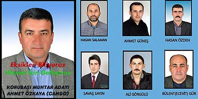 Korubaşı Mahallesine güçlü aday, Ahmet Özkaya (Cango)